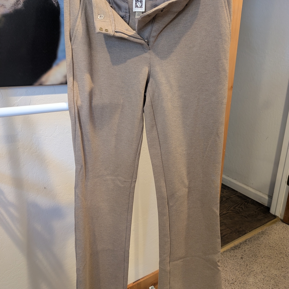 Anne Klein Taupe Trousers